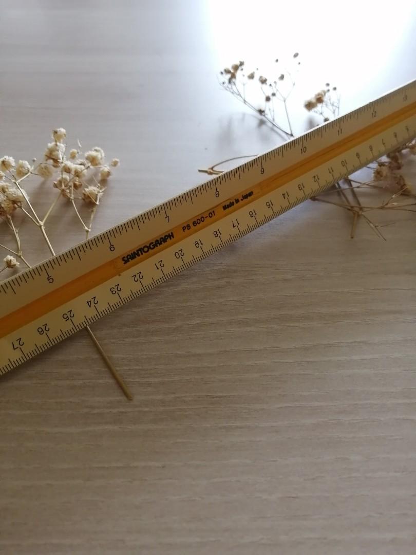 Saintograph Ruler Saintograph scale ruler, Hobbies & Toys, Stationery & Craft, Stationery ...