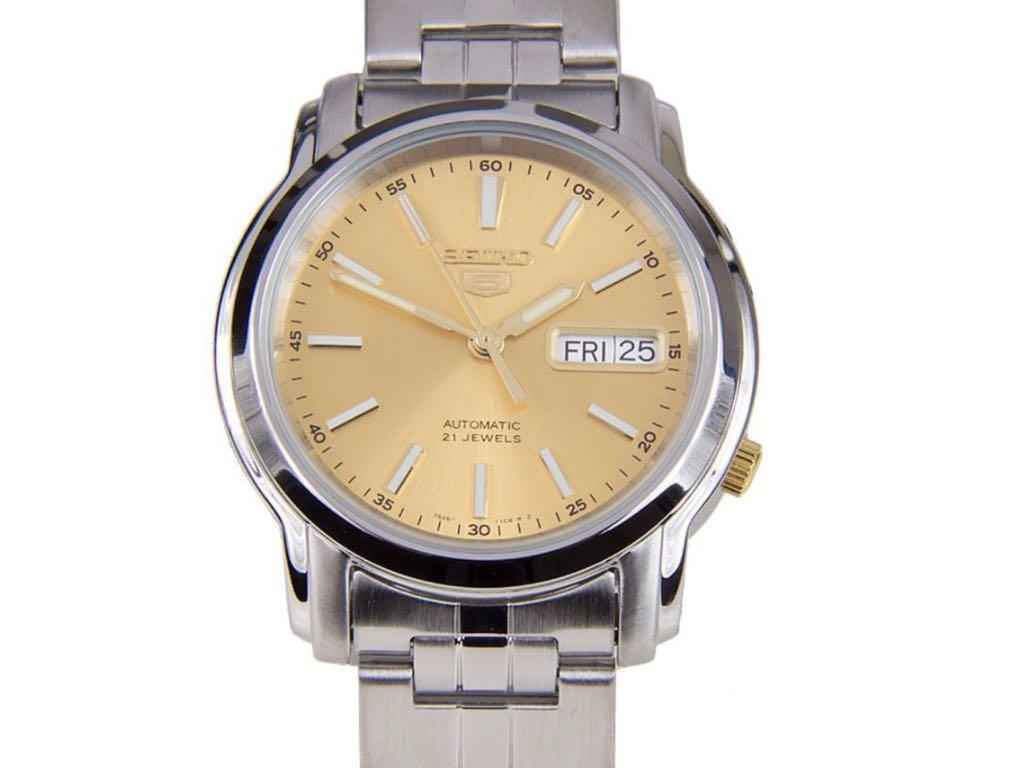 Seiko 5 Snkl81 Automatic Stainless Steel Watch Snkl81k1 Brand New Men S Fashion Watches On Carousell