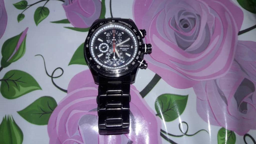 SEIKO CHRONOGRAPH 100M 7T62-0JM0, Men's Fashion, Watches & Accessories,  Watches on Carousell