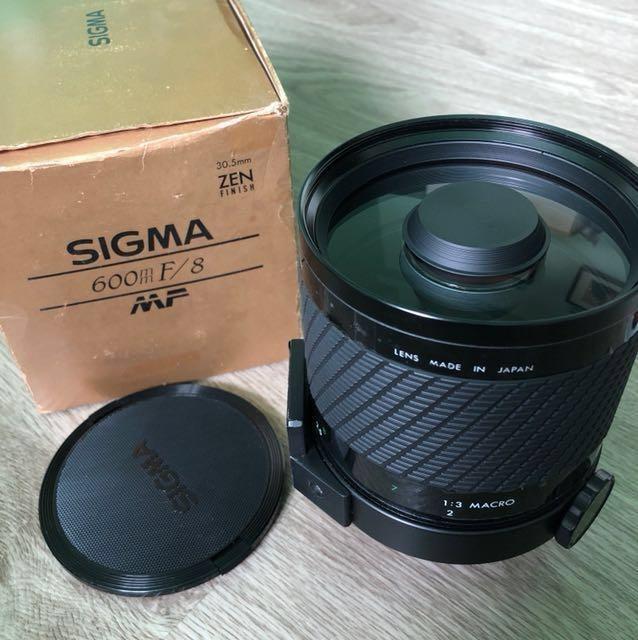 Sigma 600mm F8 Mirror Telephoto Nikon Mount Photography Lenses On Carousell