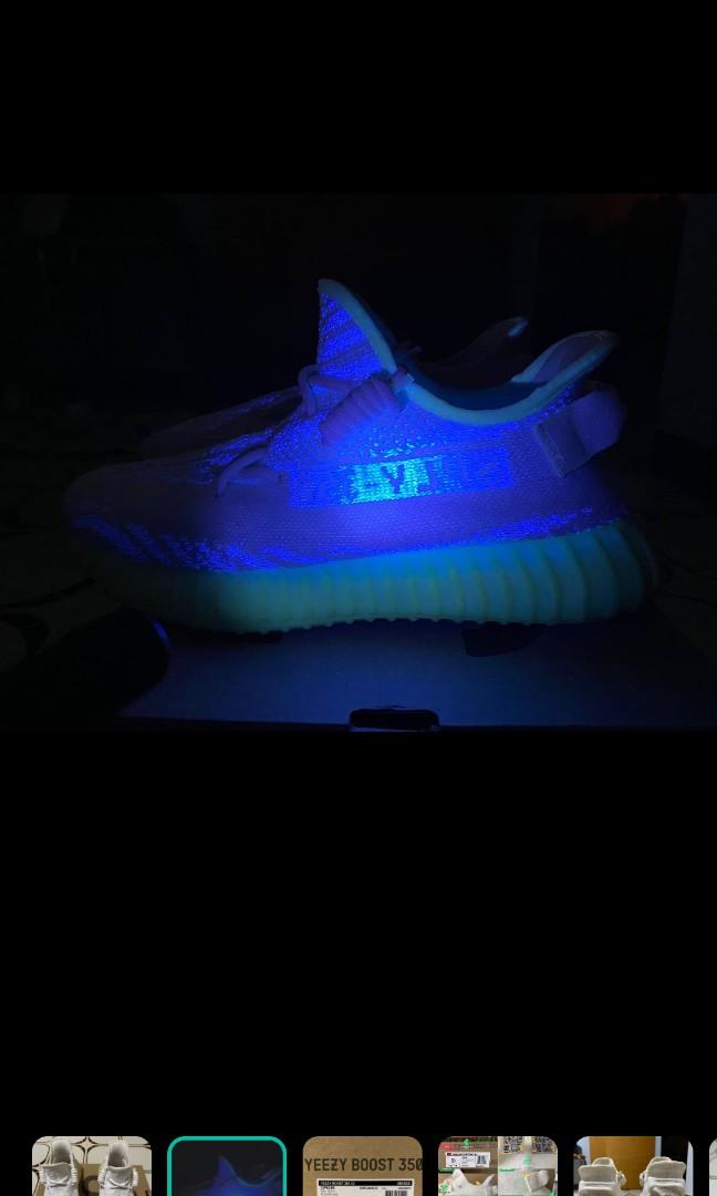 Yeezy cream new arrivals white uv light