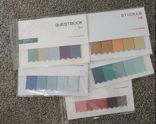 Sticky note/ post its set