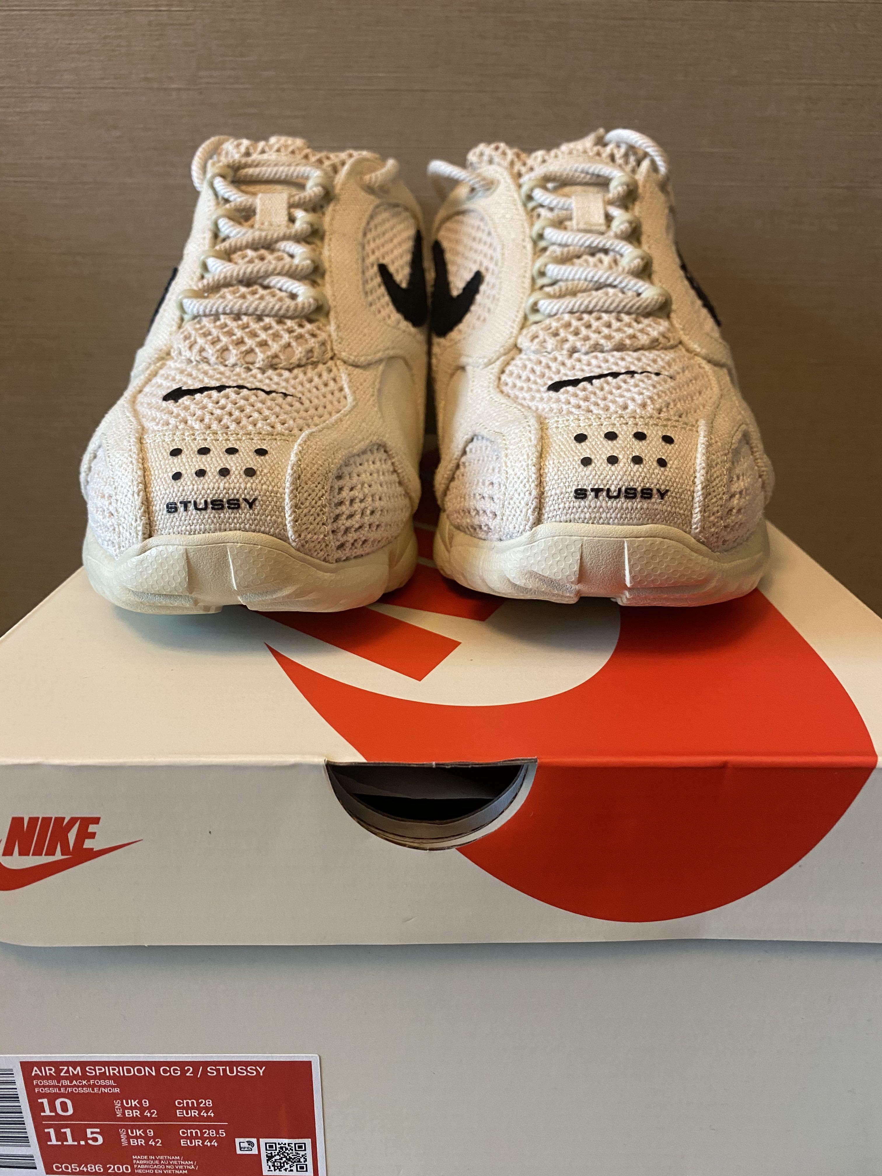 Stussy Nike air zoom Spiridon Fossil US10, 男裝, 鞋, 波鞋- Carousell