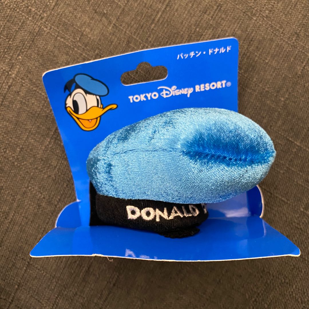 Tokyo Disney Resort Donald Duck cap hair clip 唐老鴨帽子造型髮夾