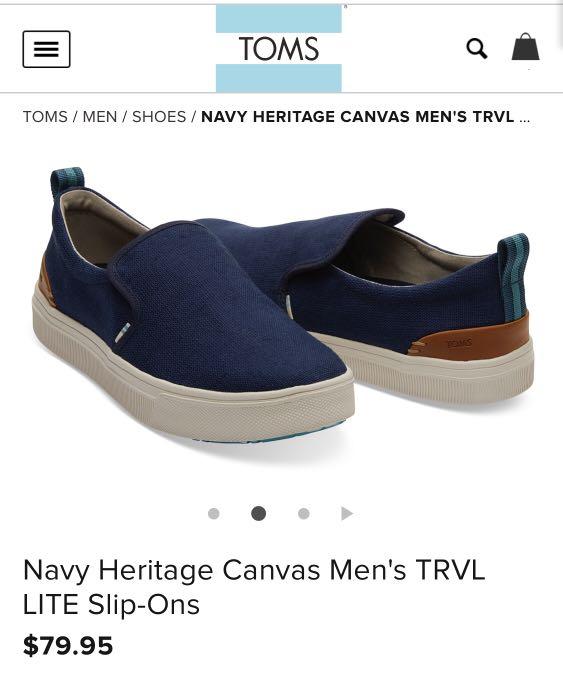 toms heritage canvas mens