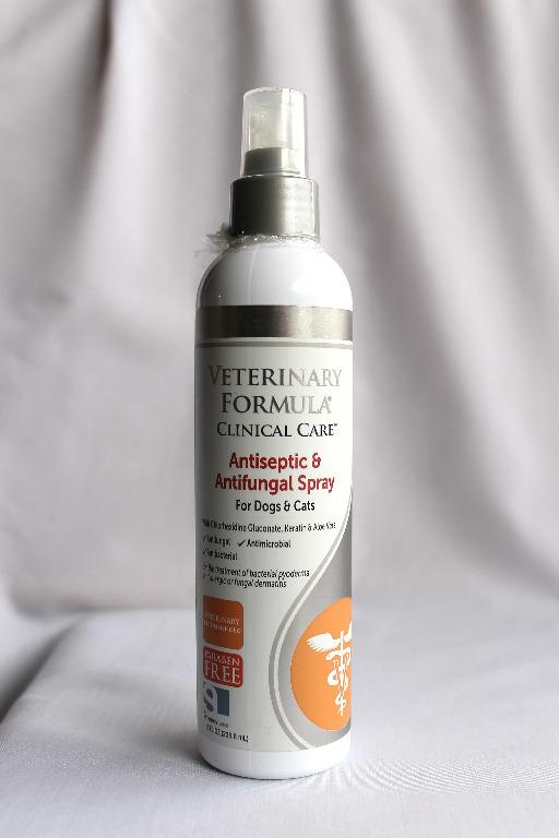 Veterinary Formula Clinical Care Antiseptic And Anti Fungal Spray Pet Supplies Health Grooming On Carousell