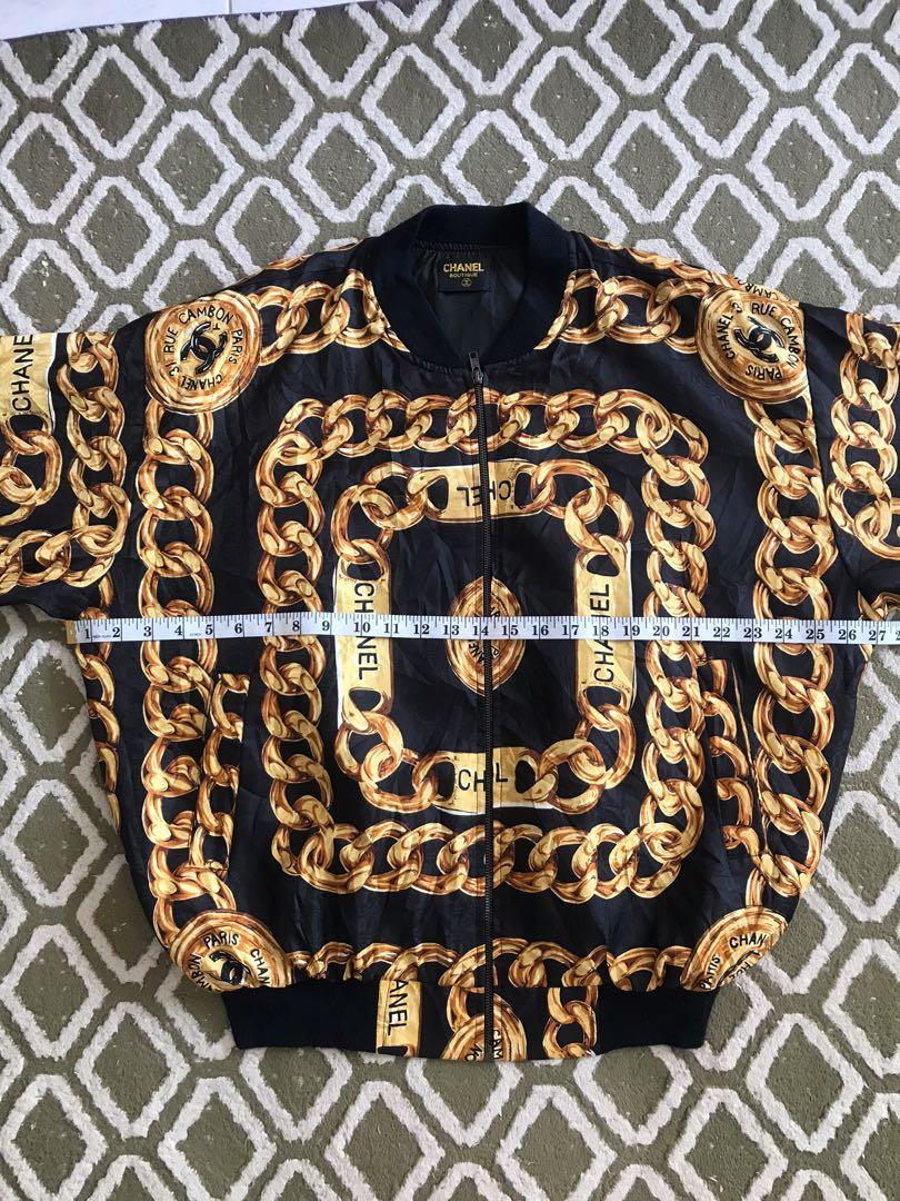 Vintage chanel bomber jacket price sale