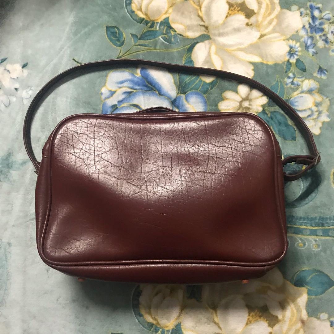 Vintage Princess Leather Sling Bag