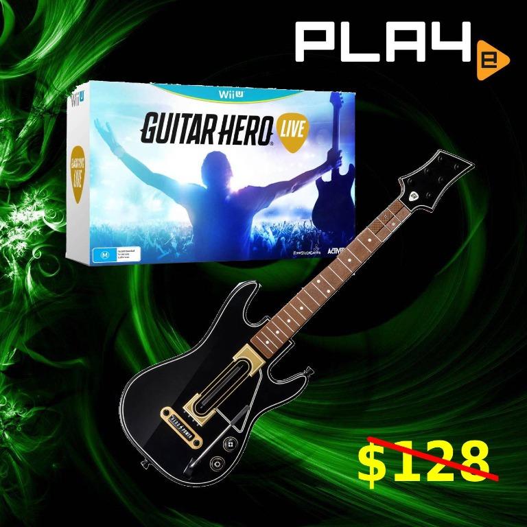 WII U Guitar Hero Live Bundle Brand New Video Gaming Gaming