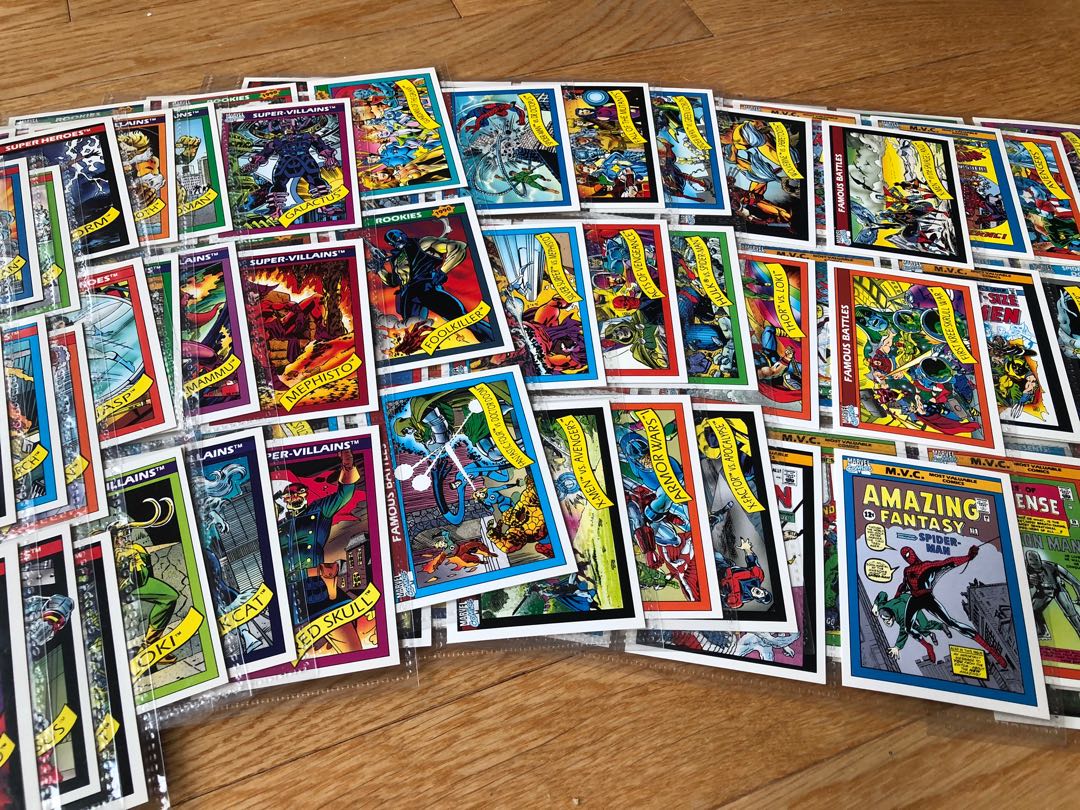 1990 Marvel Super Hero Card Set (Impel) 1-162