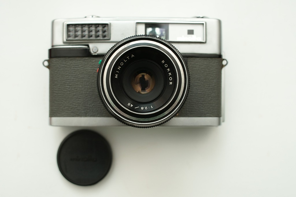 [黑水相機] Minolta Uniomat II 45mm F2.8 底片相機 硒光電池 旁軸機