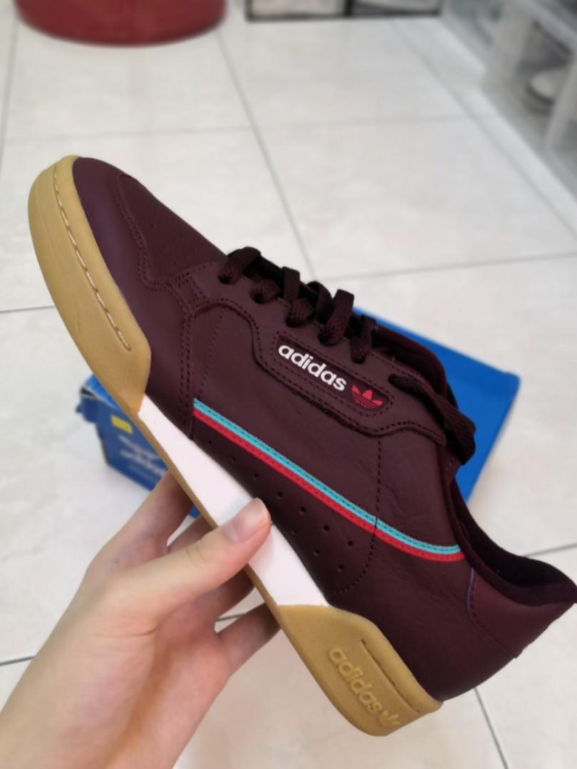 Adidas continental maroon outlet