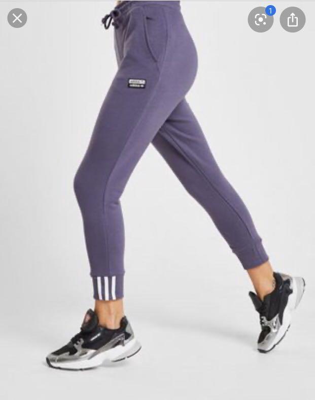 adidas lilac joggers