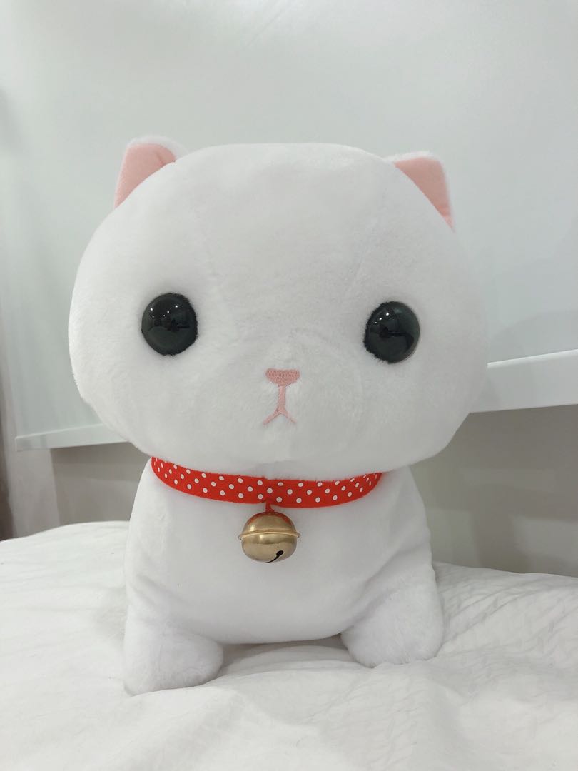 Amuse Chinmari Munchkin Cat Plush White Hobbies Toys Toys