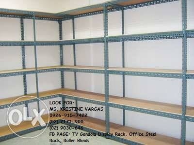 Angular steel rack powder coated boltless steel shelves, Furniture ...