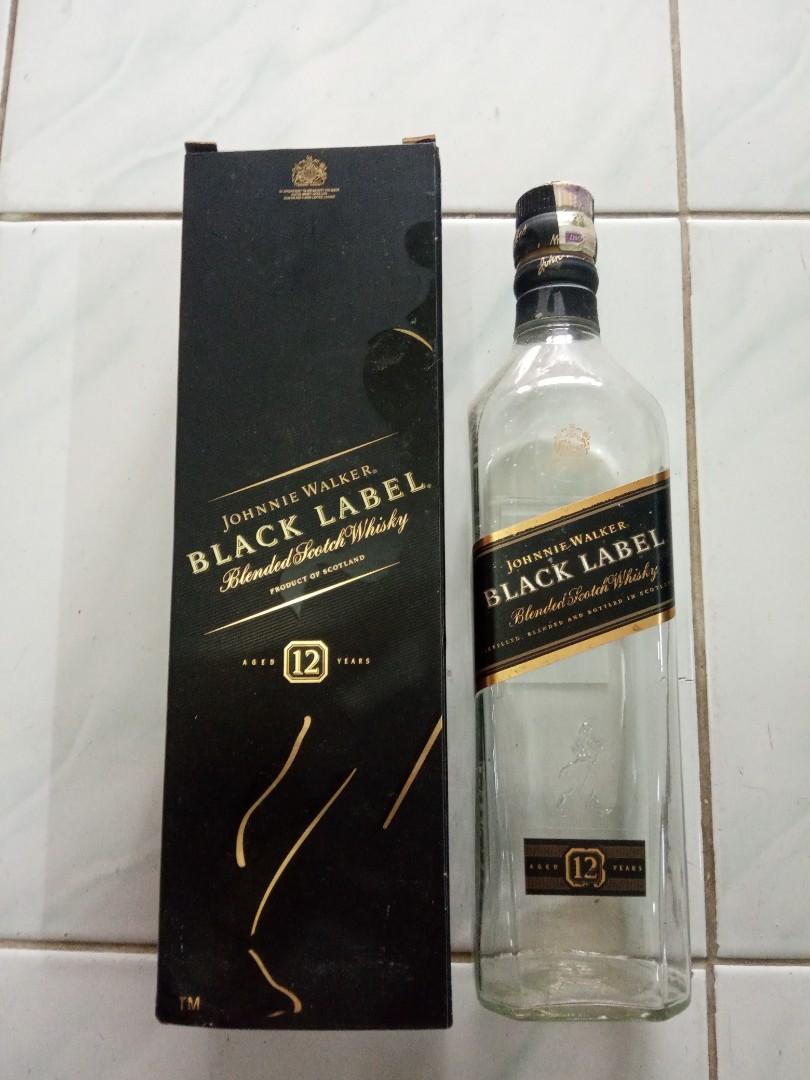 Botol whisky black label, Makanan & Minuman, Minuman Tidak ...