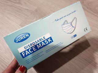 CE certified 3 ply Surgical face masks 50 pcs