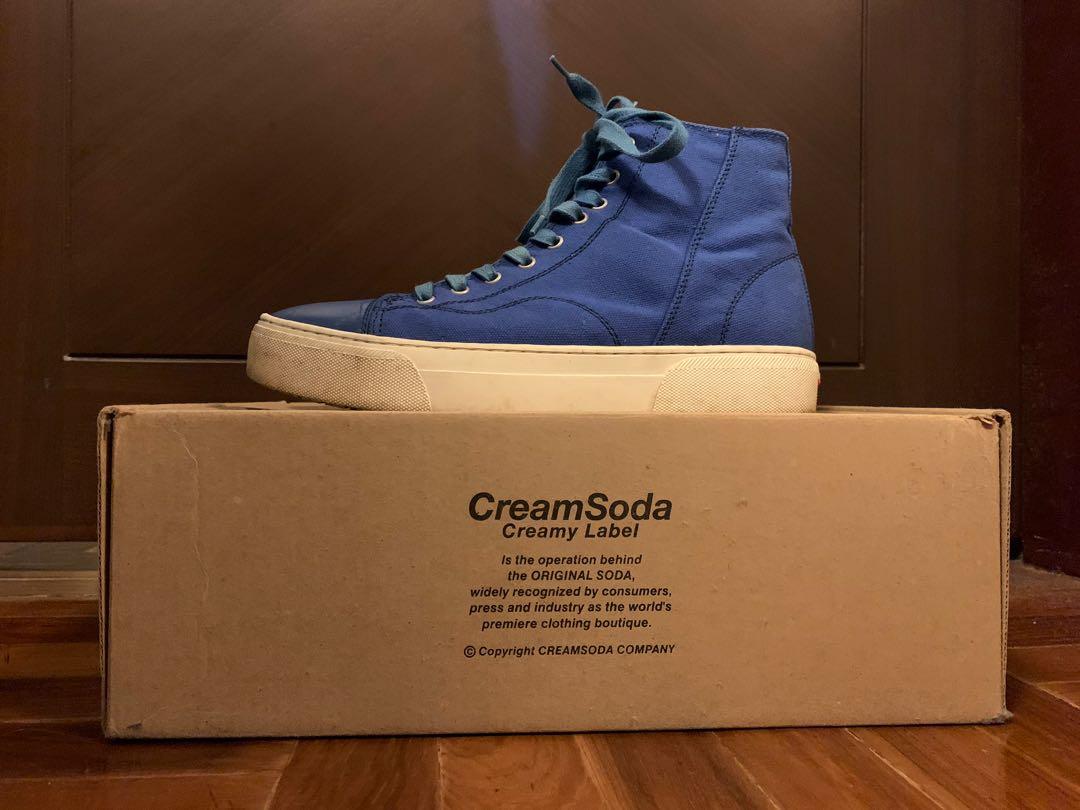 香港街頭品牌CREAMSODA高筒鞋// CREAM SODA HI Shoes, 男裝, 鞋, 西裝