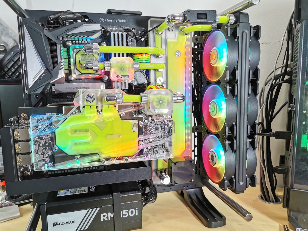 thermaltake custom water cooling