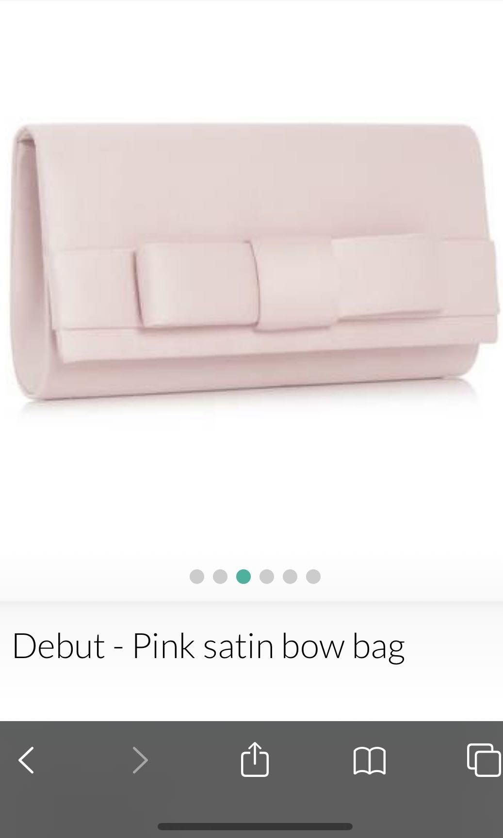 Debenhams pink clutch hot sale bag