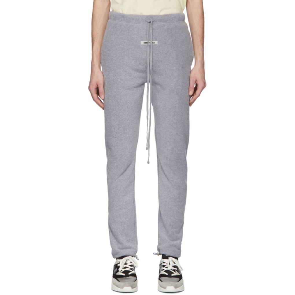 Essentials grey fleece lounge pants Clearance