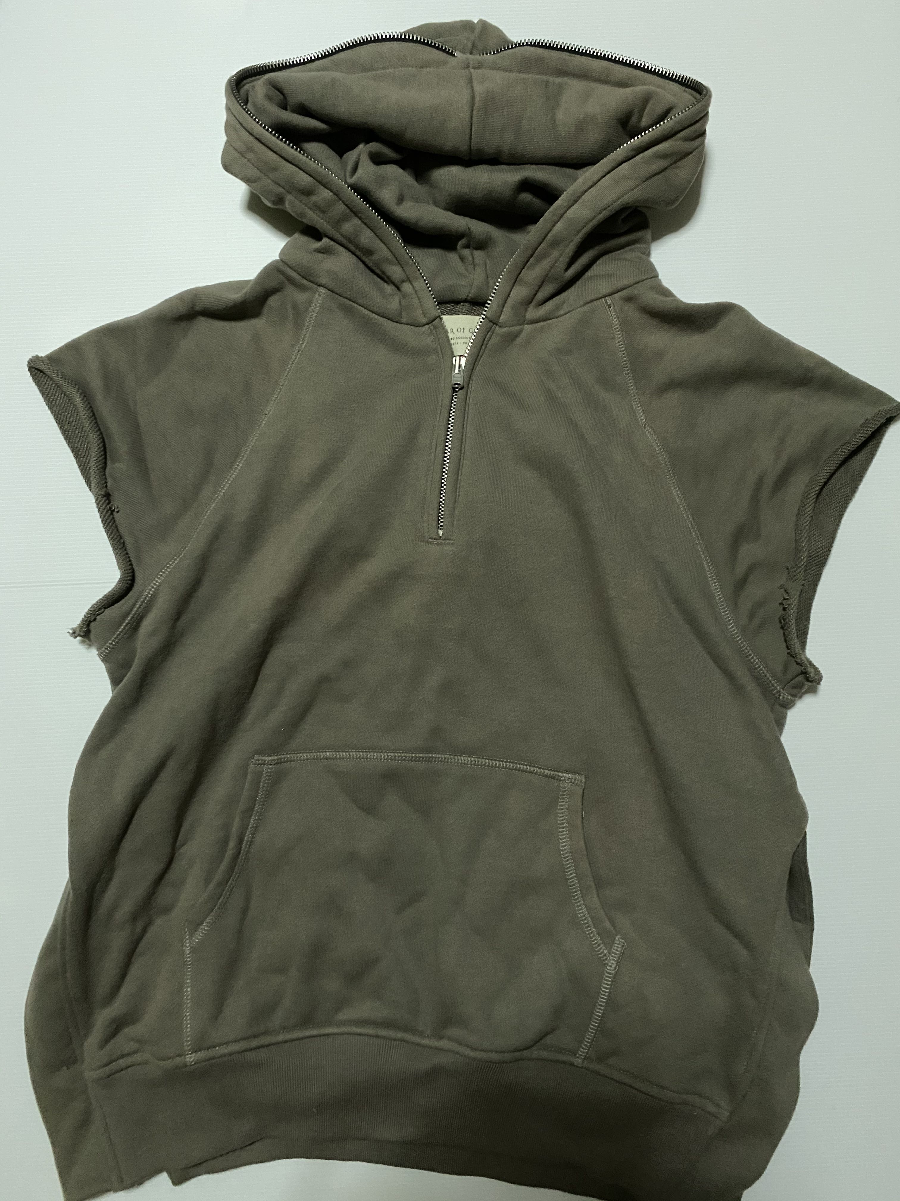 Fear Of God Third Collection Cut Off Hoodie