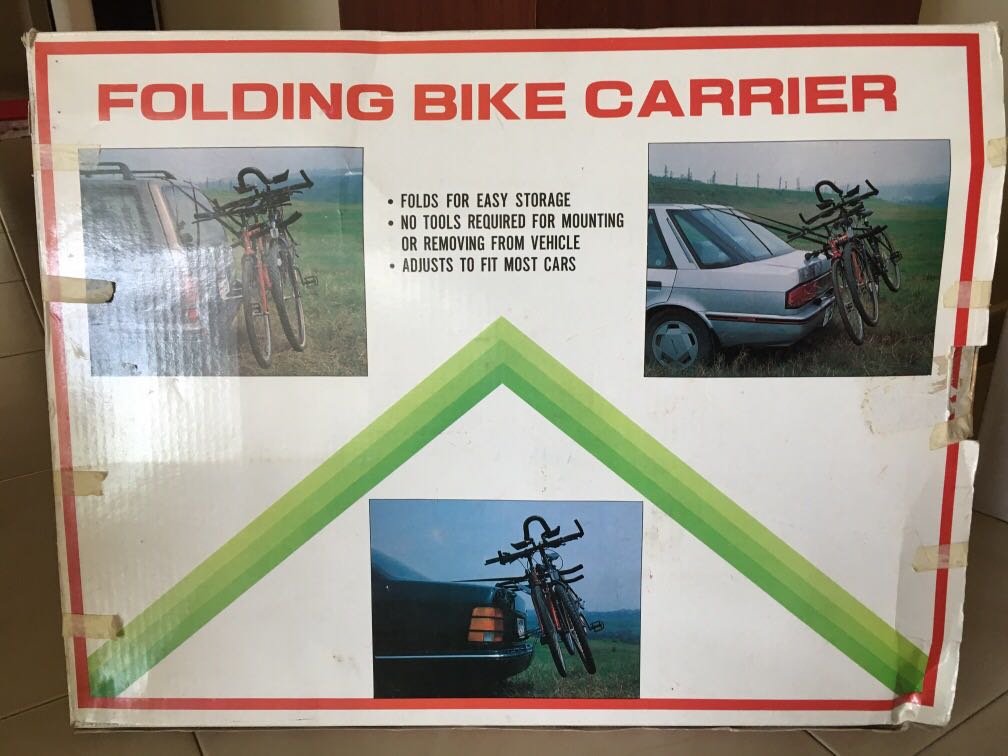 Folding Bike Carrier, Car Accessories, Accessories on Carousell