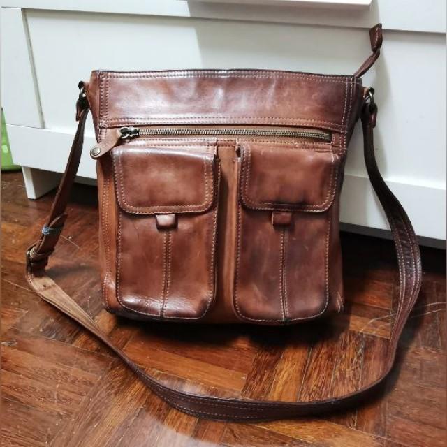 Fossil satchel sales mens