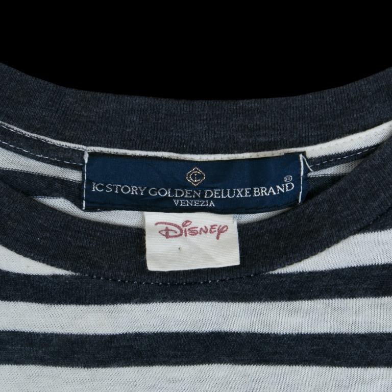 GOLDEN GOOSE Ic Story Golden Deluxe Mickey Stripe T Shirt