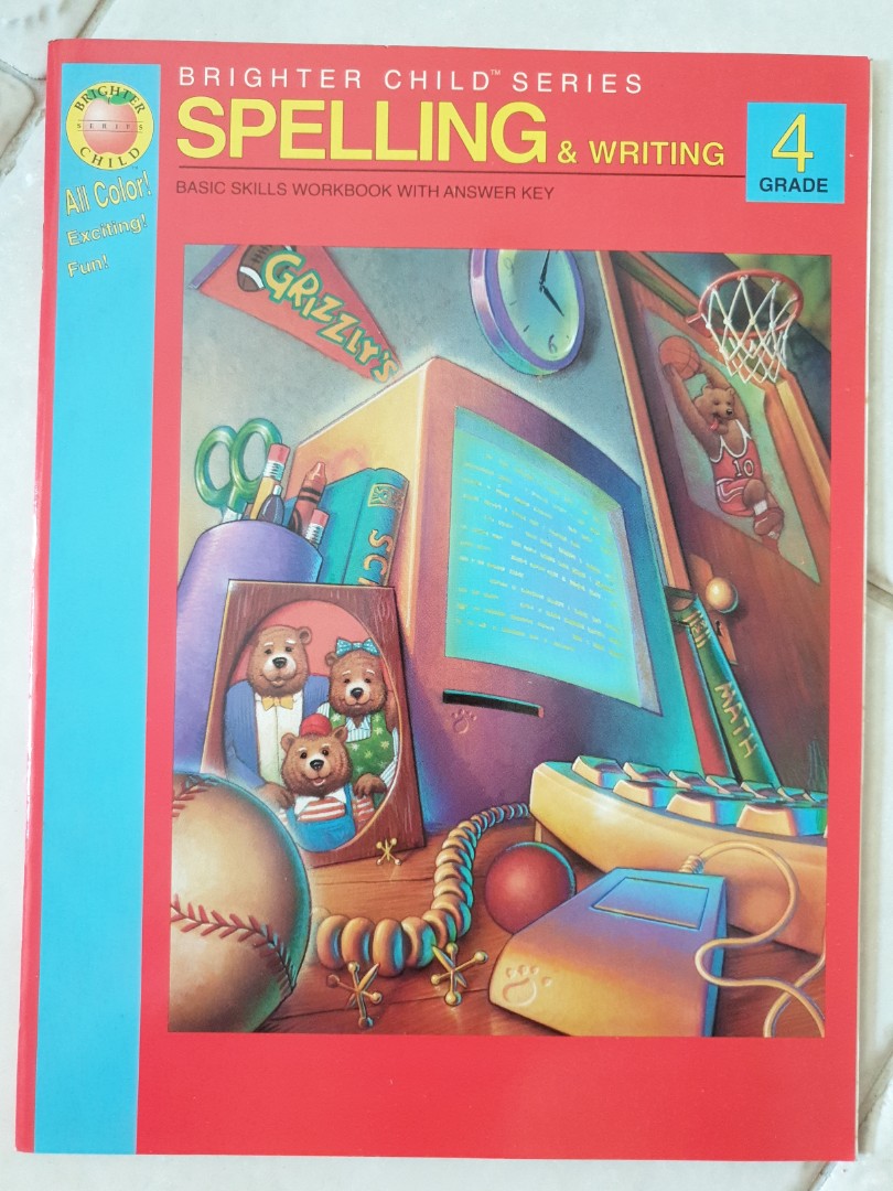 GRADE 4 SPELLING & WRITING BRIGHTER CHILD SERIES, Books
