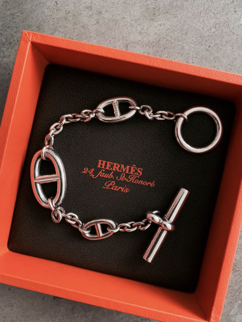 Hermes Sterling Silver Farandole Bracelet | Yoogi's Closet