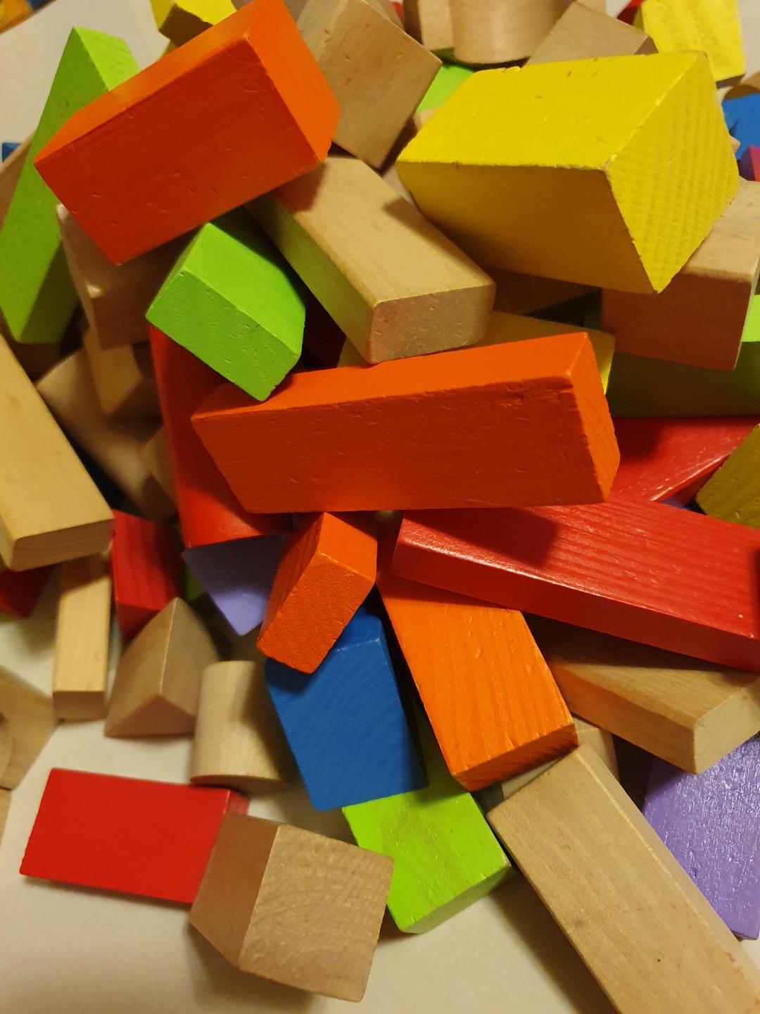 Imaginarium 150 Wooden Blocks building set, Hobbies & Toys, Toys