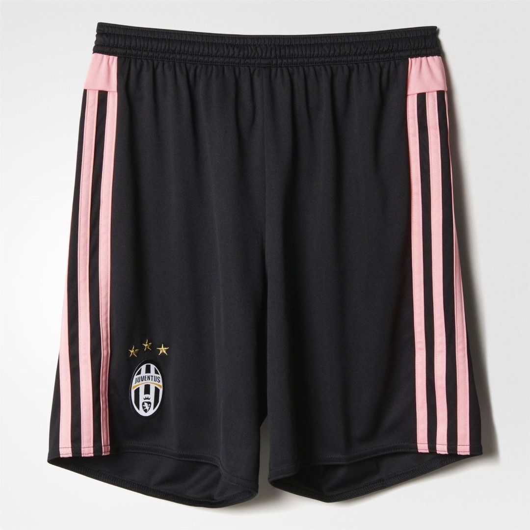 black juventus shorts