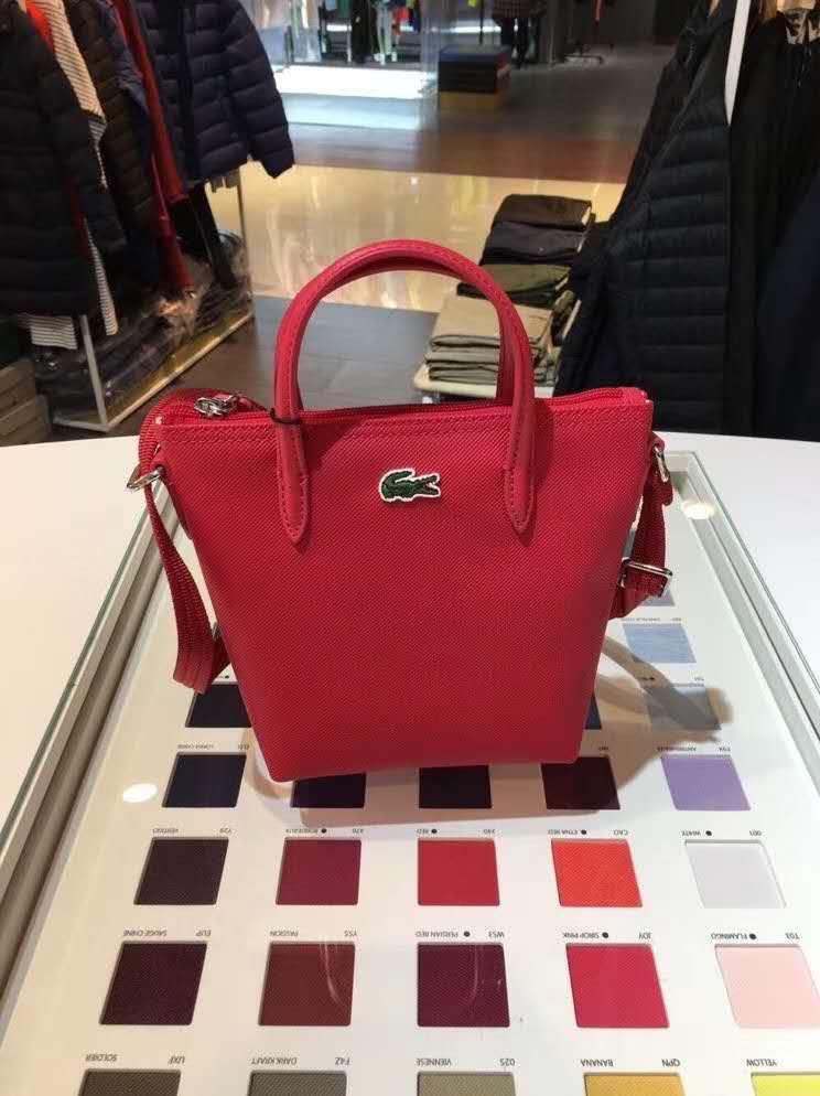 Lacoste mini hotsell zip tote bag