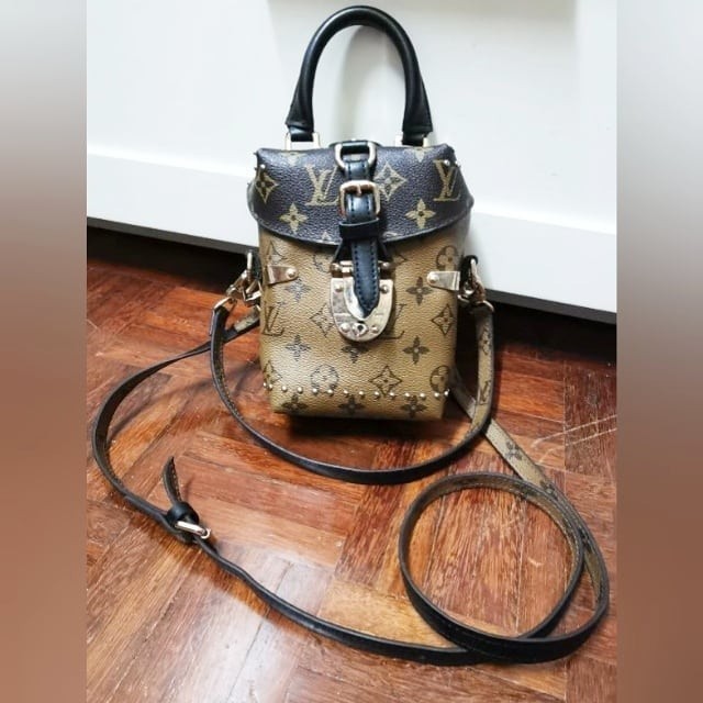 LV Boursicot Bag Reverse Monogram, Luxury, Bags & Wallets on Carousell