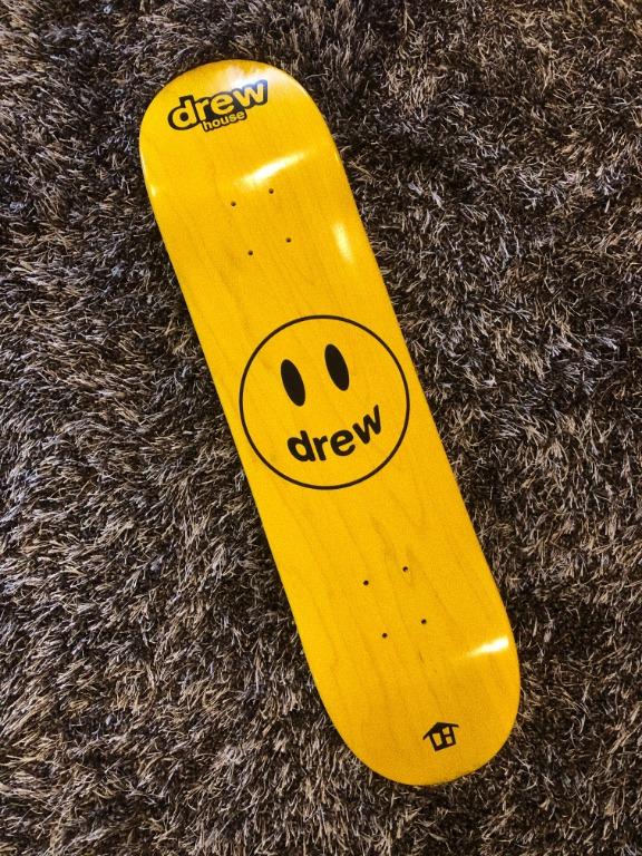 Mascot Skate Deck - Golden Yellow drew house 滑板黃色藍色松鼠 ...