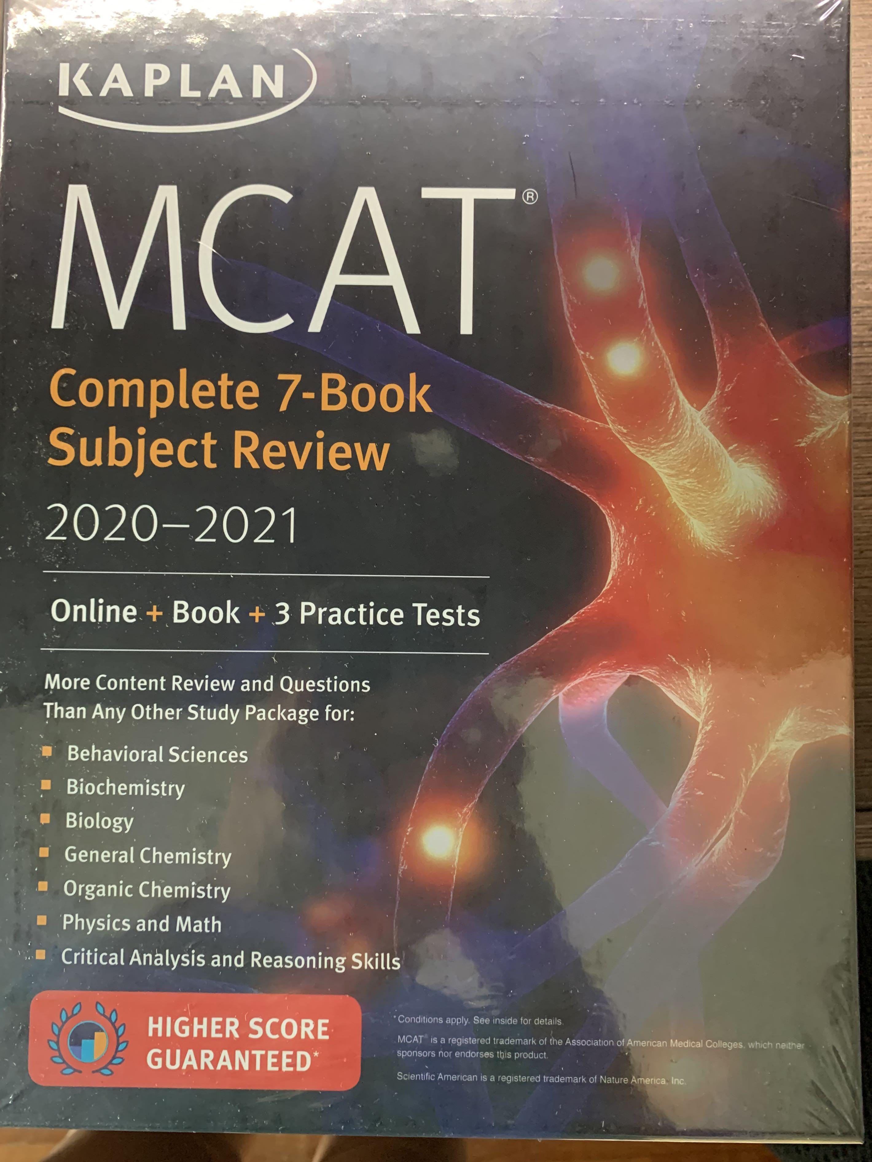 MCAT Kaplan Complete 7 Book Subject Review 20202021, Hobbies & Toys