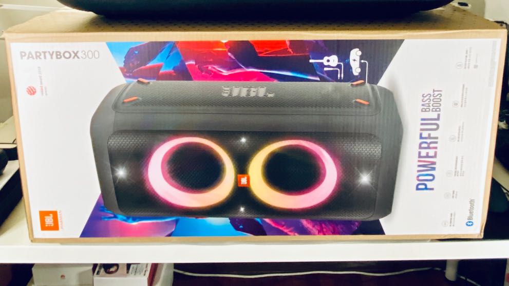 Jbl partybox top 300 unboxing