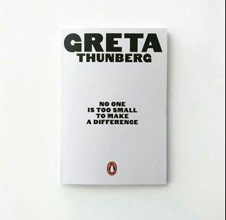 NO ONE IS TOO SMALL TO MAKE A DIFFERENT GRETA THUNBERG