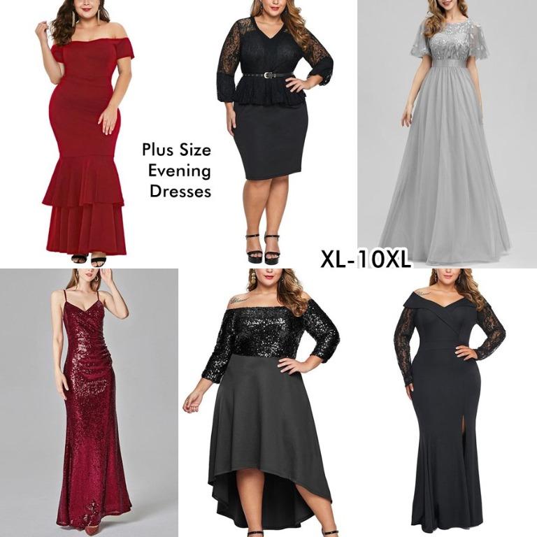 Plus Size Evening Dress in Singapore 