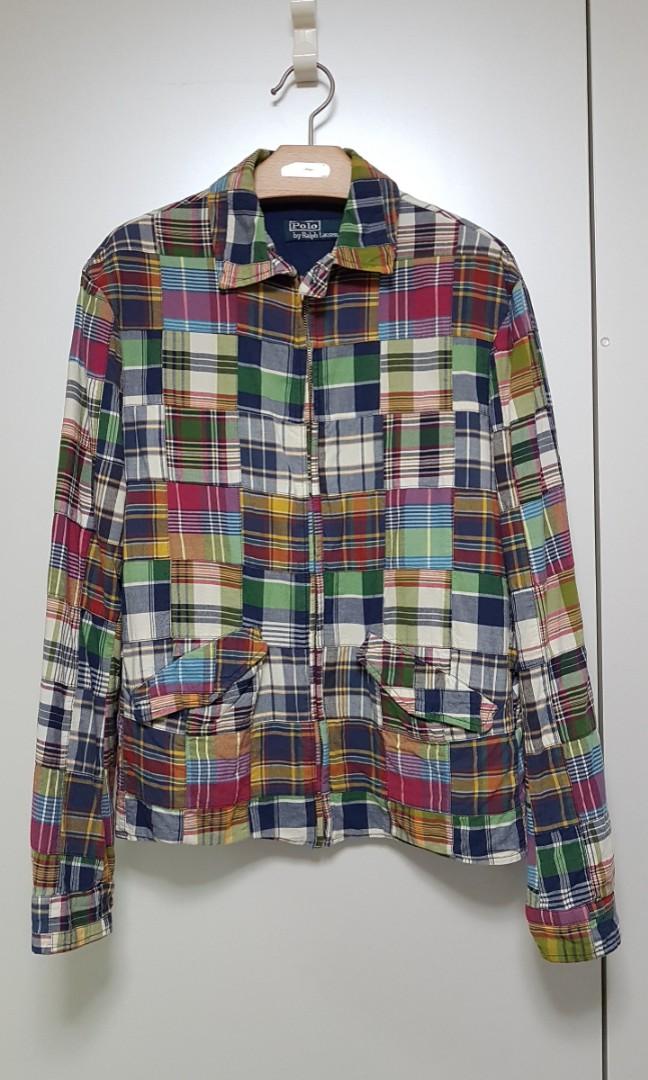 Polo discount patchwork jacket