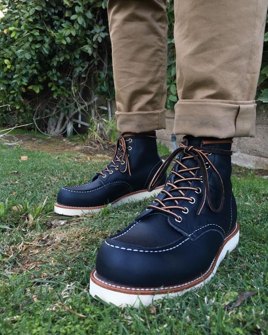 Red Wing Shoes 8859 Navy size 6UK Men s Fashion Footwear Boots