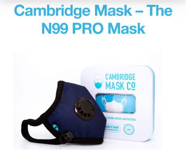 Reusable N99 (> N95) Cambridge masks, Health & Nutrition, Face Masks