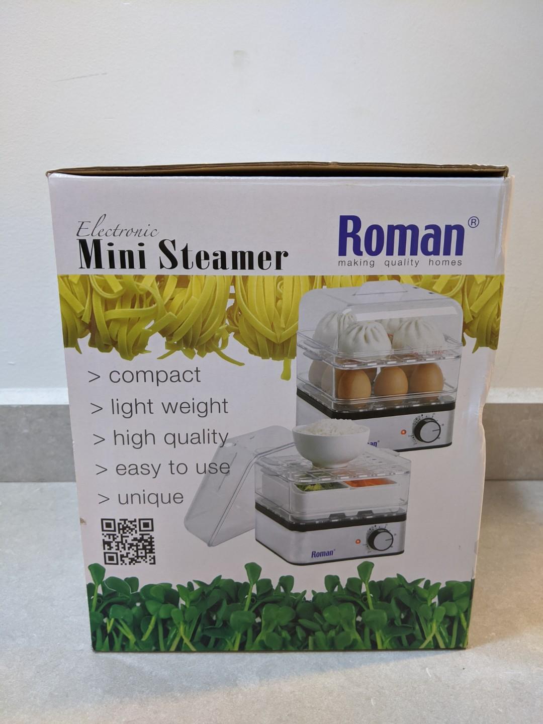 Roman Mini Steamer Electric Easy cooking, TV & Home Appliances, Kitchen