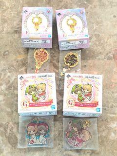 Sailor moon and cardcaptor sakura KUJI keyring