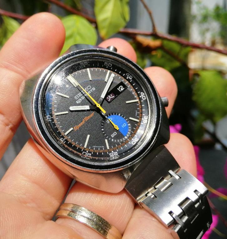 Seiko 5 Sport Speedtimer Jdm 6139 7020 Men S Fashion Watches On Carousell