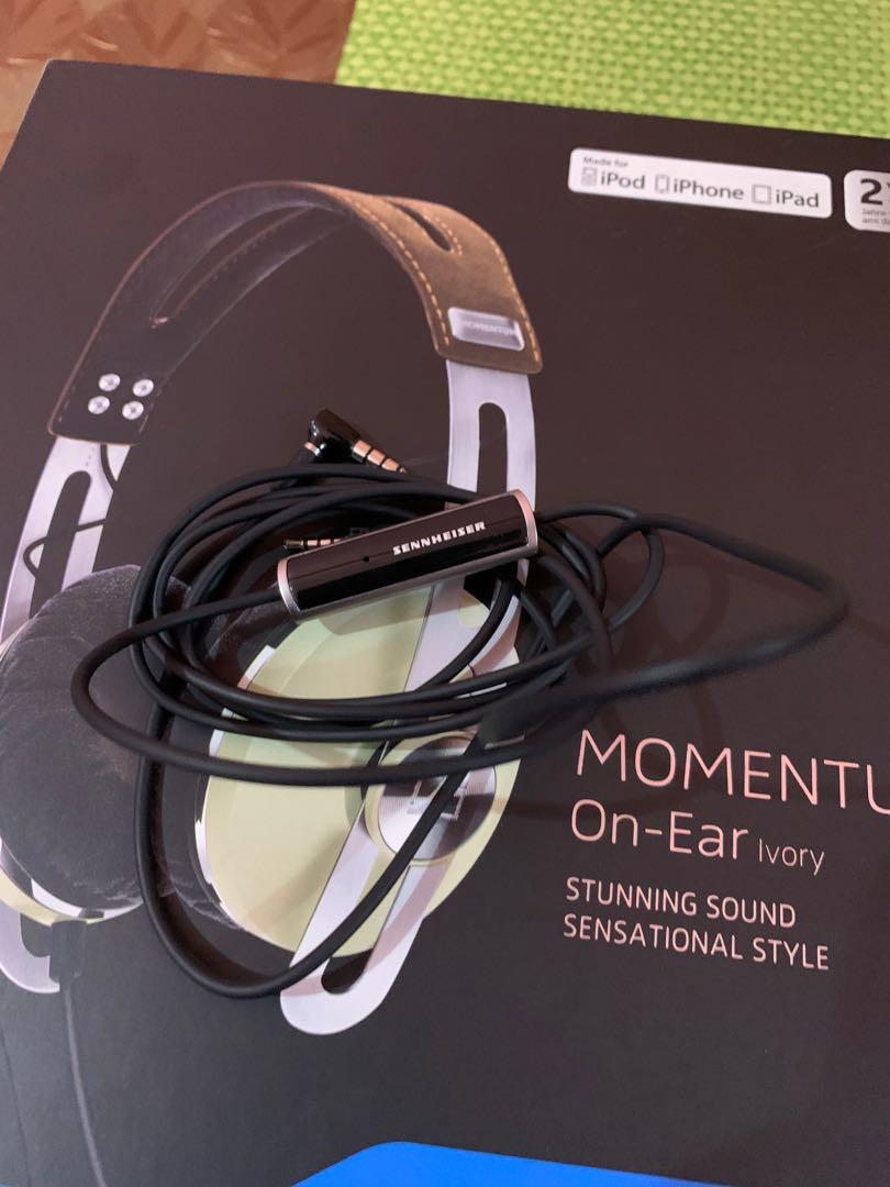 Sennheiser Momentum 1.0 OnEar(Ivory), Audio, Headphones & Headsets on Carousell
