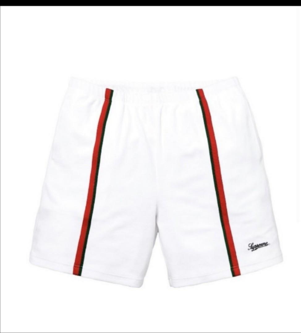 white supreme shorts