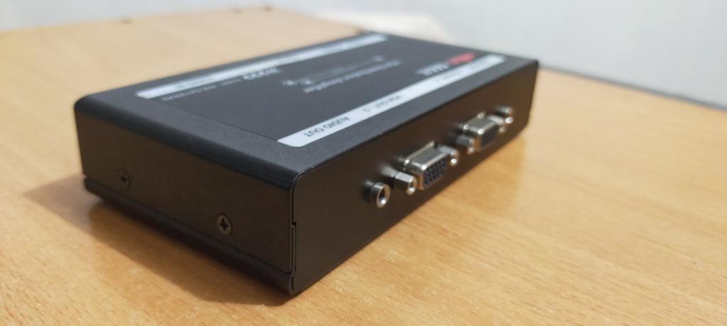 VGA Video Splitter 2 way with Audio (Category: Cables & Adaptors) located in Paranaque City. Submitted by seb_trading (Listing ID 1000935471, Image 3). Description: VGA split into 2 1 VGA in, 2 VGA out Abtus Broadcast Brand made in singapore with audio split also with adaptor 220volts this unit works even without the power adaptor lalamove pick up and payment.