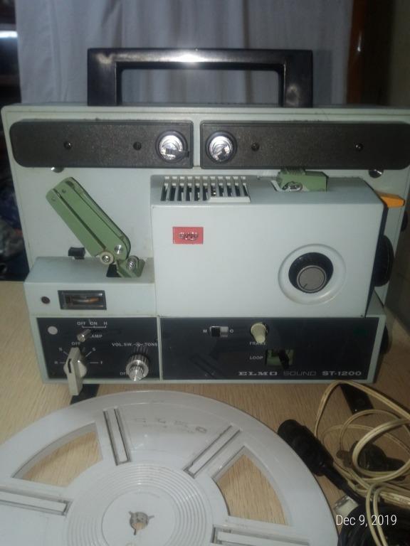 vintage 8 mmm film sound projector , ELMO ST-1200, TV & Home Appliances ...